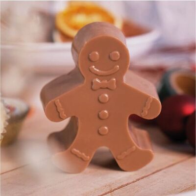 Glycerin soap Christmas gingerbread man