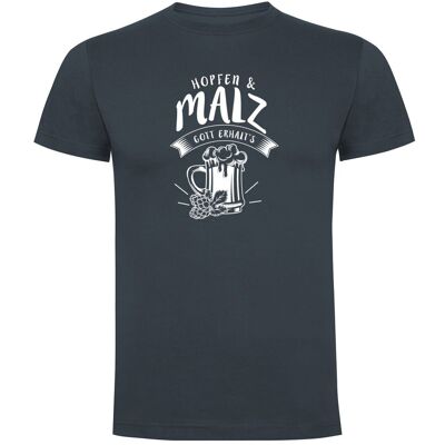 Datschi Trachten Hopfen und Malz Herren T-shirt Bayerisches Shirt Trachtenshirt