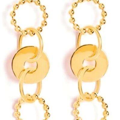 “Commanding Continuum” dangling earrings