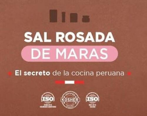 Sal rosada de Maras  Peruana 250g variedades