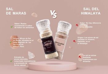 Variétés de sel rose de Maras péruvien 600g 2