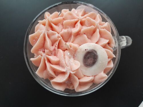 Tasse gourmande parfumée au litchi