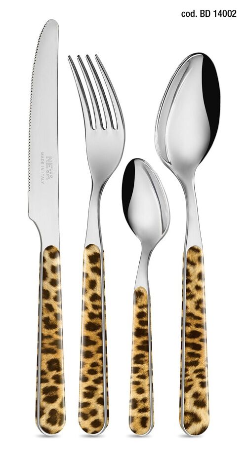 Posate - ANIMALIER LEOPARDATO BD14002 SOFT TOUCH Contemporaneo