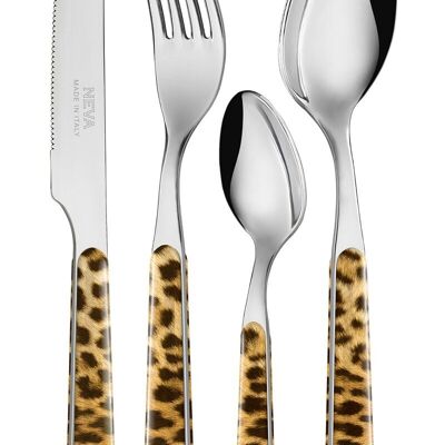 Posate - ANIMALIER LEOPARDATO BD14002 SOFT TOUCH Contemporaneo