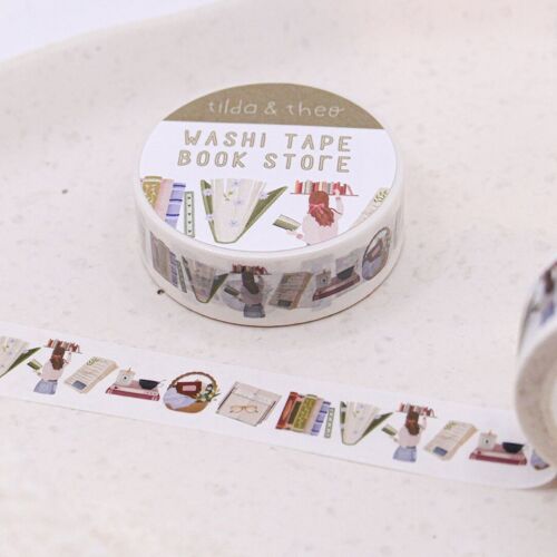 Washi Tape Lesen Bücher - Klebeband Masking Tape Booklover Buch