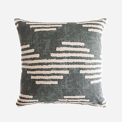 Printed cotton cushion cover M/Roy