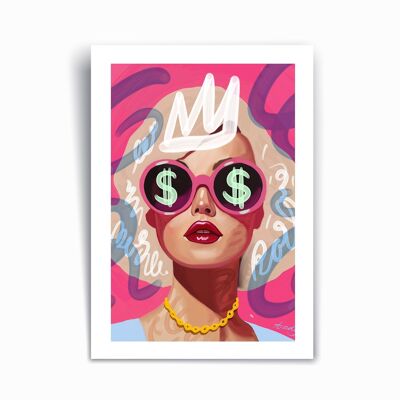 Barbie Monroe - Poster con stampa artistica