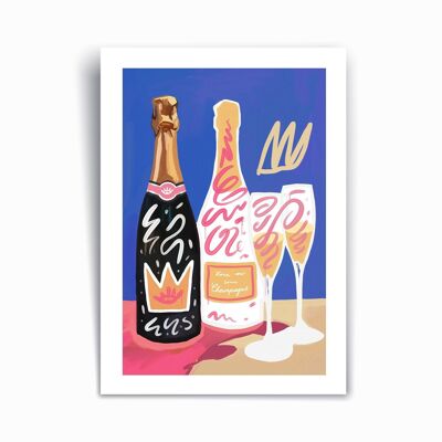 Love me some Champagne - Art Print Poster