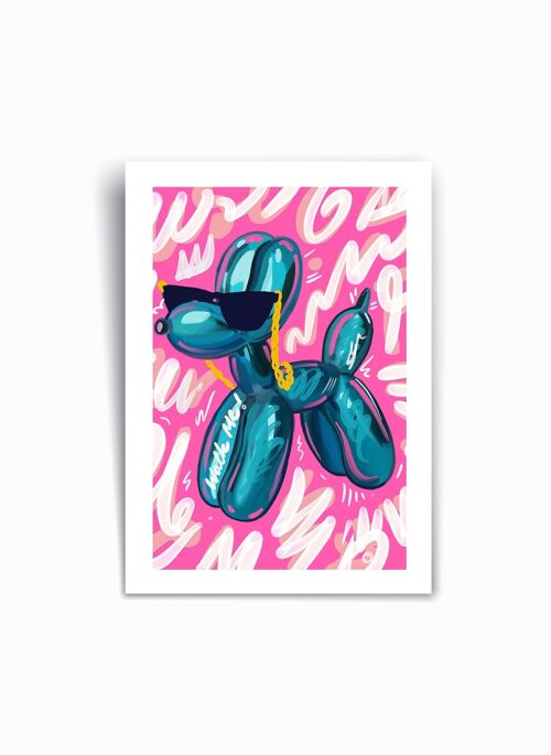 Balloon Dog  - Art Print Poster