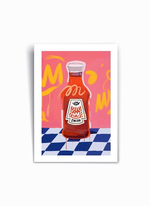 Ketchup POP - Art Print Poster