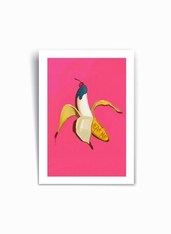 Show Off Banana - Affiche imprimée d’art 1