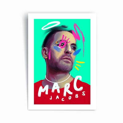 Marc Jacobs - Poster con stampa artistica
