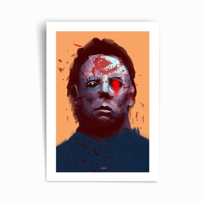 Michael Myers HALLOWEEN - Poster con stampa artistica