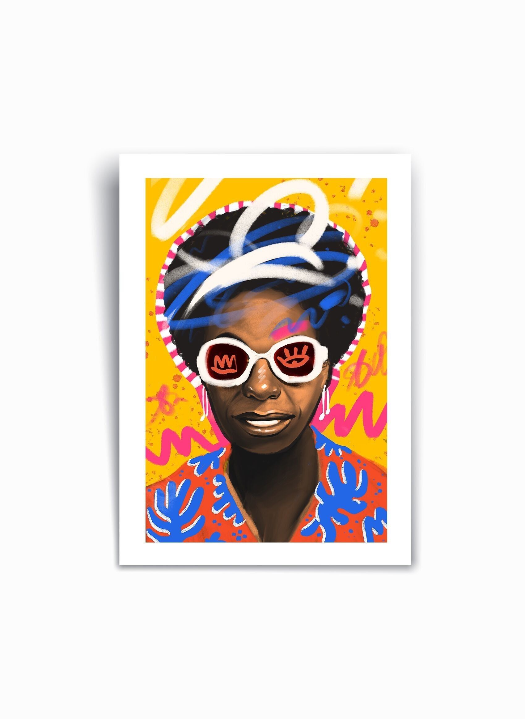 Nina Simone - Kunstdruck Poster