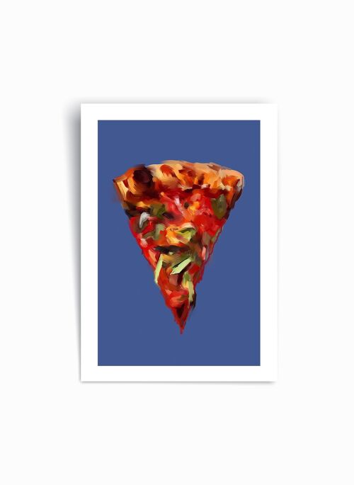 Pizza addict - Art Print Poster
