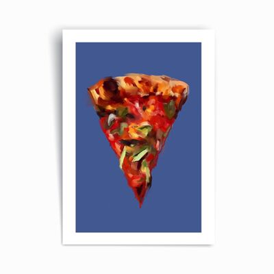 Pizza addict - Art Print Poster