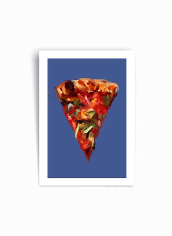 Pizza addict - Affiche imprimée d’art 1