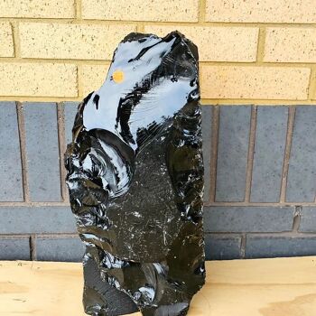 Cristal d'obsidienne brut extra large 20,5 kg 1