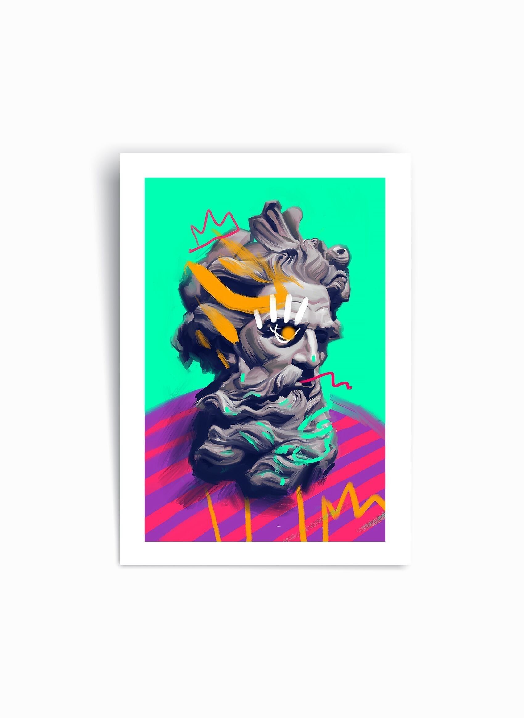 Poseidon - Kunstdruck Poster
