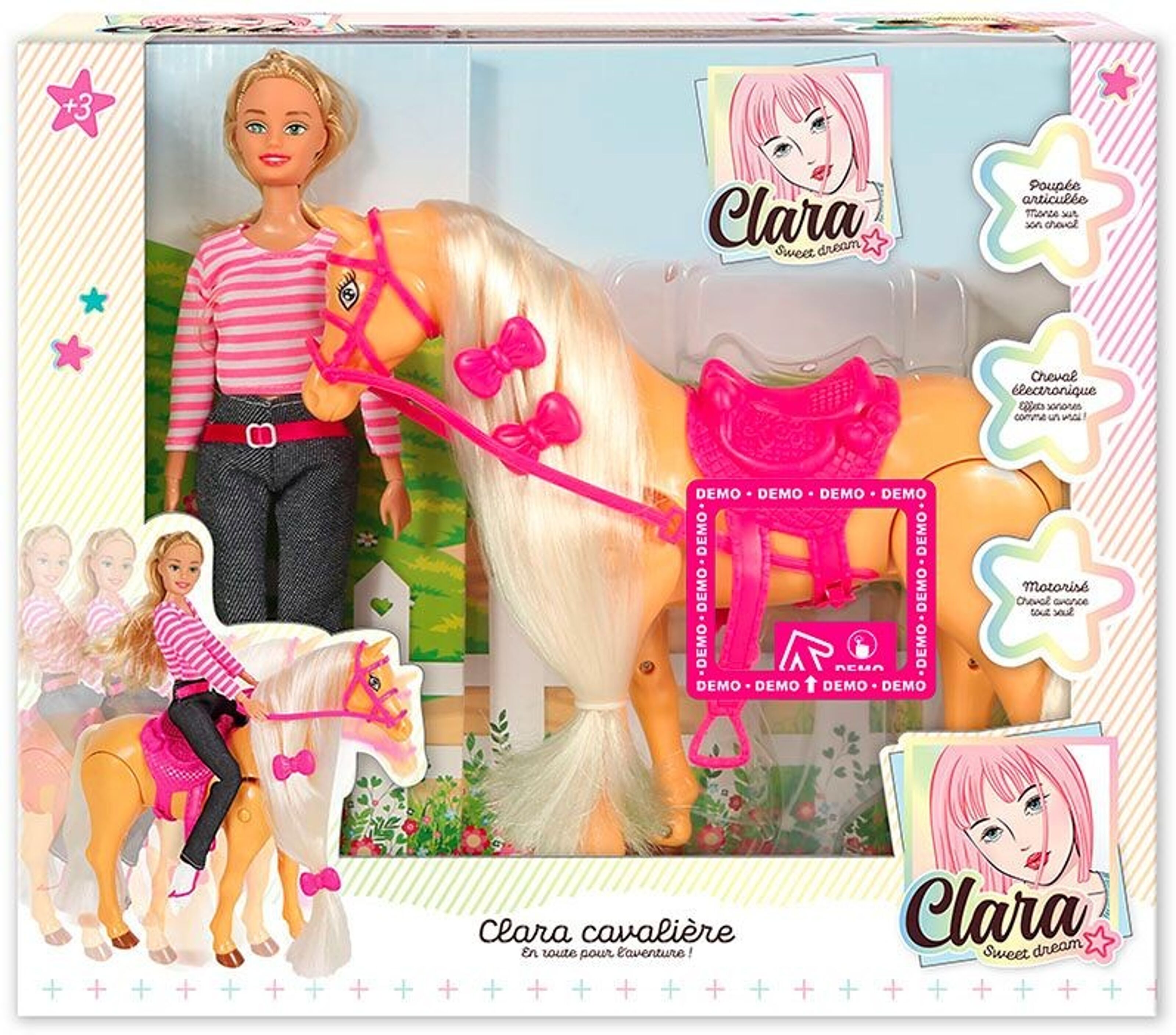 Achat Coffret Clara Horse Club avec Cheval motorisé et sa