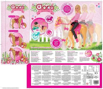 Coffret Clara Horse Club avec Cheval motorisé et sa cavalière - Dès 3 ans - CLARA - 702106 2