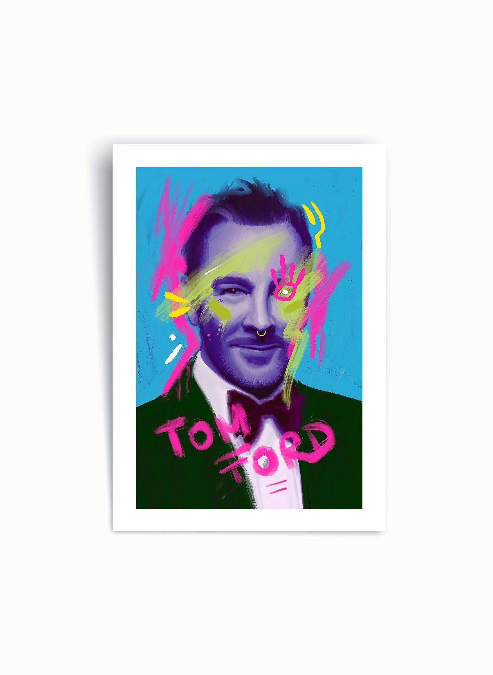 Tom Ford - Poster con stampa artistica