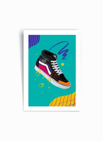 Vans off the Wall chaussure - Affiche imprimée d’art 1