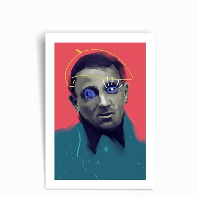 Charles Aznavour - Kunstdruck Poster