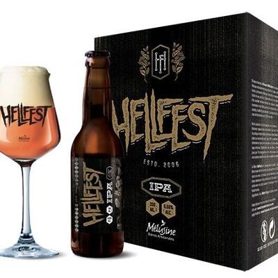 Bière IPA Hellfest brasserie Mélusine 33 cl