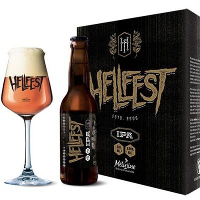 Bière IPA Hellfest brasserie Mélusine 33 cl