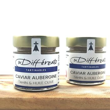 Caviar aubergine babaganush - tartinable apéro 2