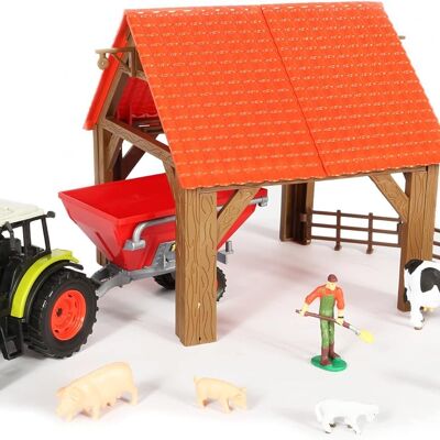 Bauernhofbox zum Zusammenbauen - Ab 3 Jahren - STARLUX - 802234