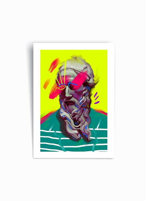 Bernini Pop Art 1 - Art Print Poster