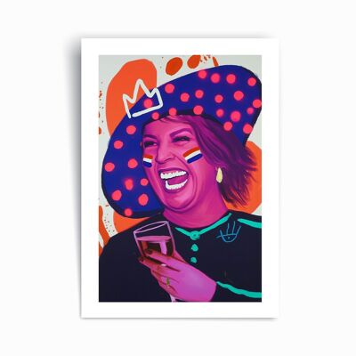 Cocky Queen - Kunstdruck Poster