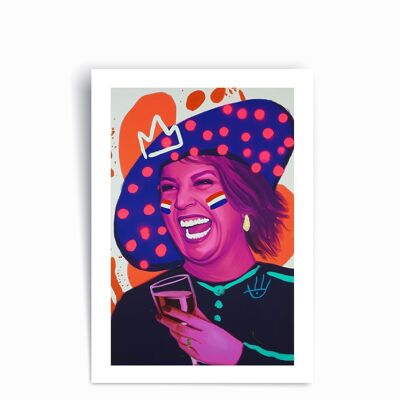 Cocky Queen - Kunstdruck Poster