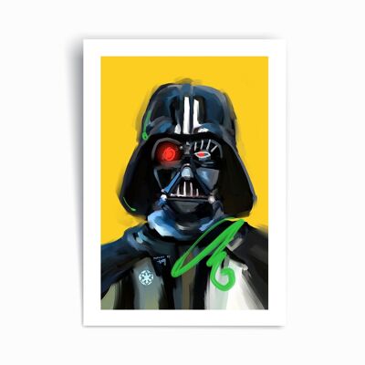 Darth Vader Star Wars - Póster impreso de arte