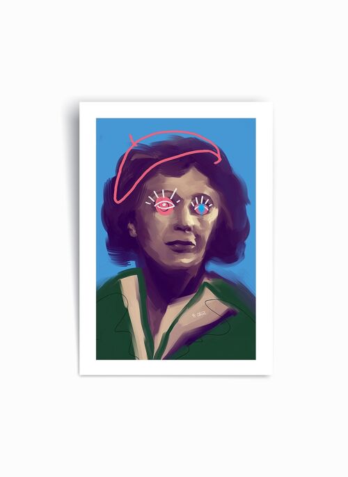 Edith Piaf - Art Print Poster