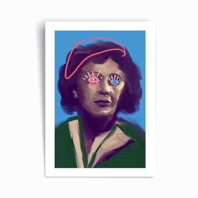 Edith Piaf - Poster con stampa artistica
