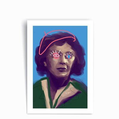 Edith Piaf - Affiche imprimée d’art