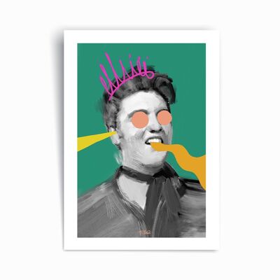 Elvis Presley - Affiche imprimée d’art