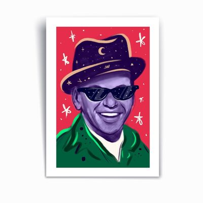 Frank Sinatra - Poster con stampa artistica