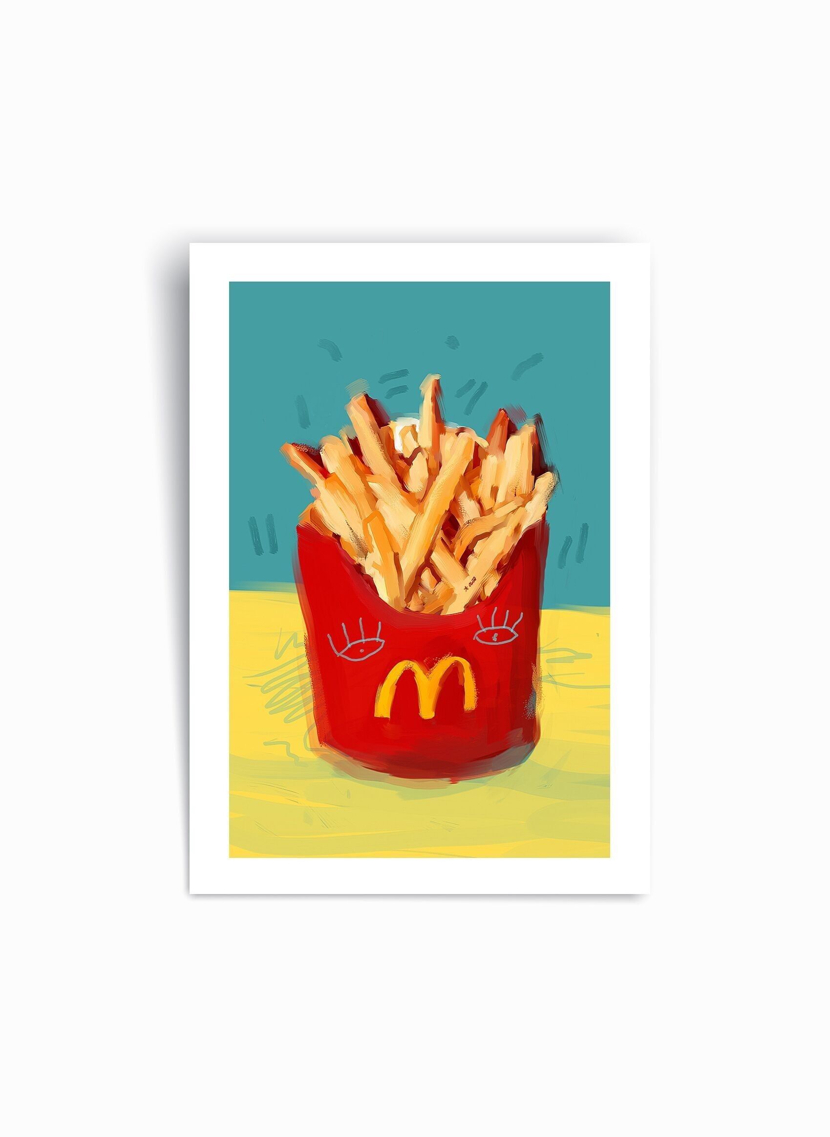 MC Fries - Poster con stampa artistica