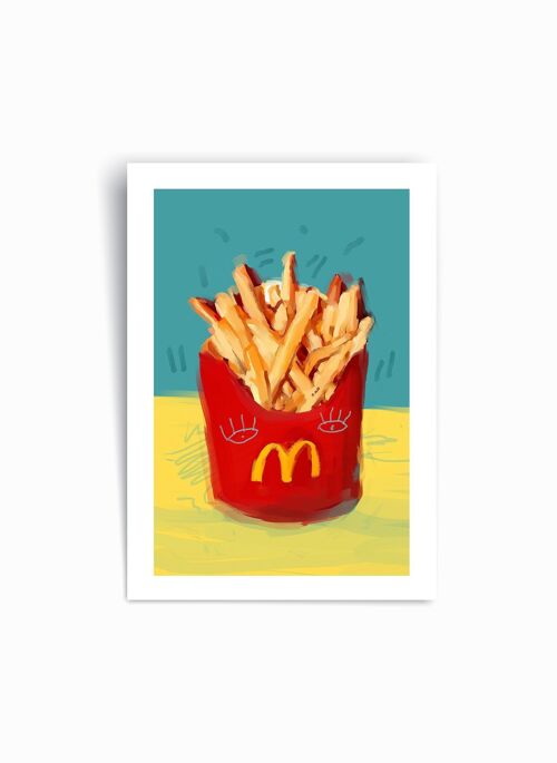 MC Fries - Art Print Poster