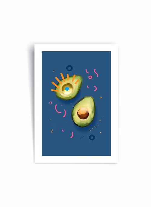 Healthy Avocados - Art Print Poster