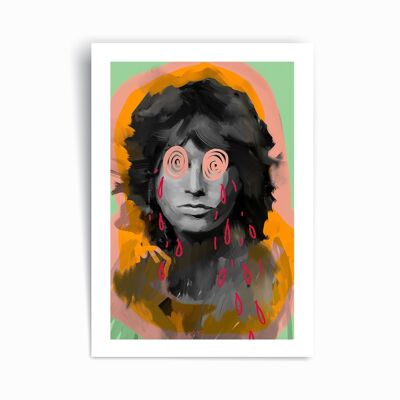 Jim Morrison - Póster impreso artístico