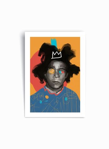 JM Basquiat - Affiche imprimée d'art 1