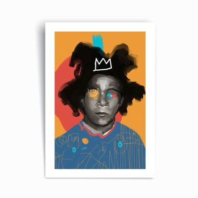 JM Basquiat - Affiche imprimée d'art