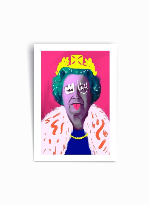 Queen Elizabeth II - Art Print Poster