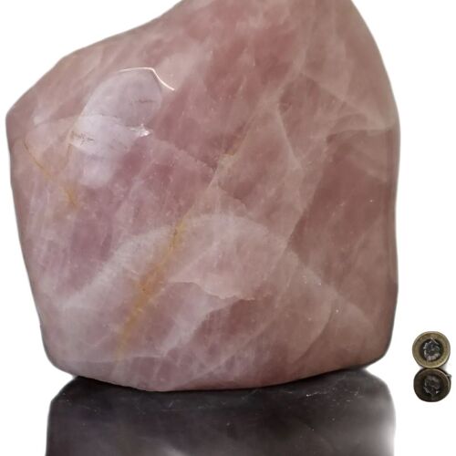 Extra large Rose Quartz Crystal - Jo rq