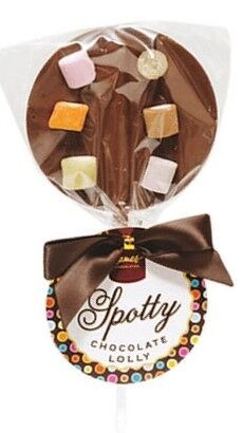 Milk Chocolate Lollipops With Dolly Mix